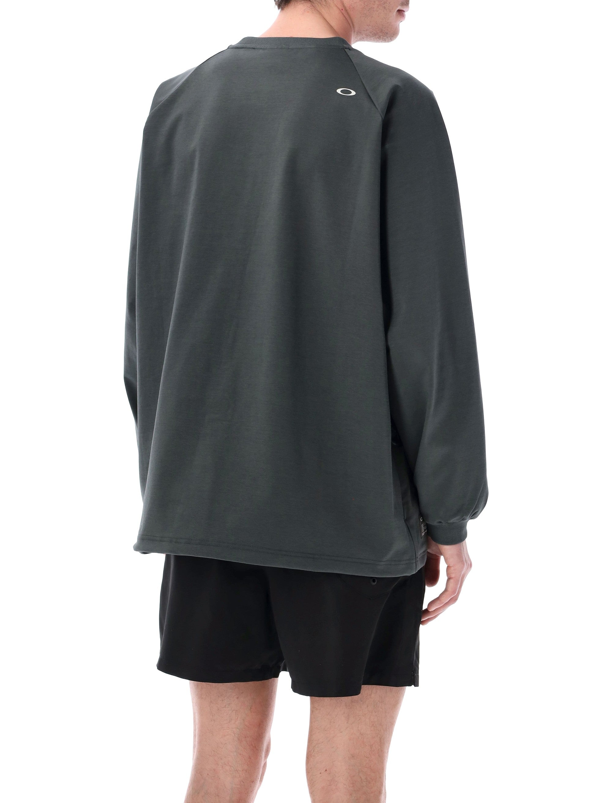 Oakley Fgl Slick Crew 6.0 long-sleeve top Moss Green Cotton Tshirt