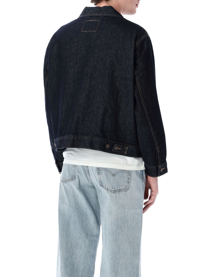 Levis denim trucker jacket Rinsed Blue Cotton