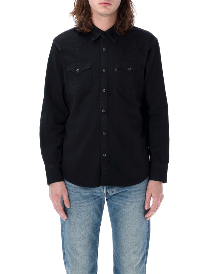 Levis Western denim shirt Black Wash Cotton