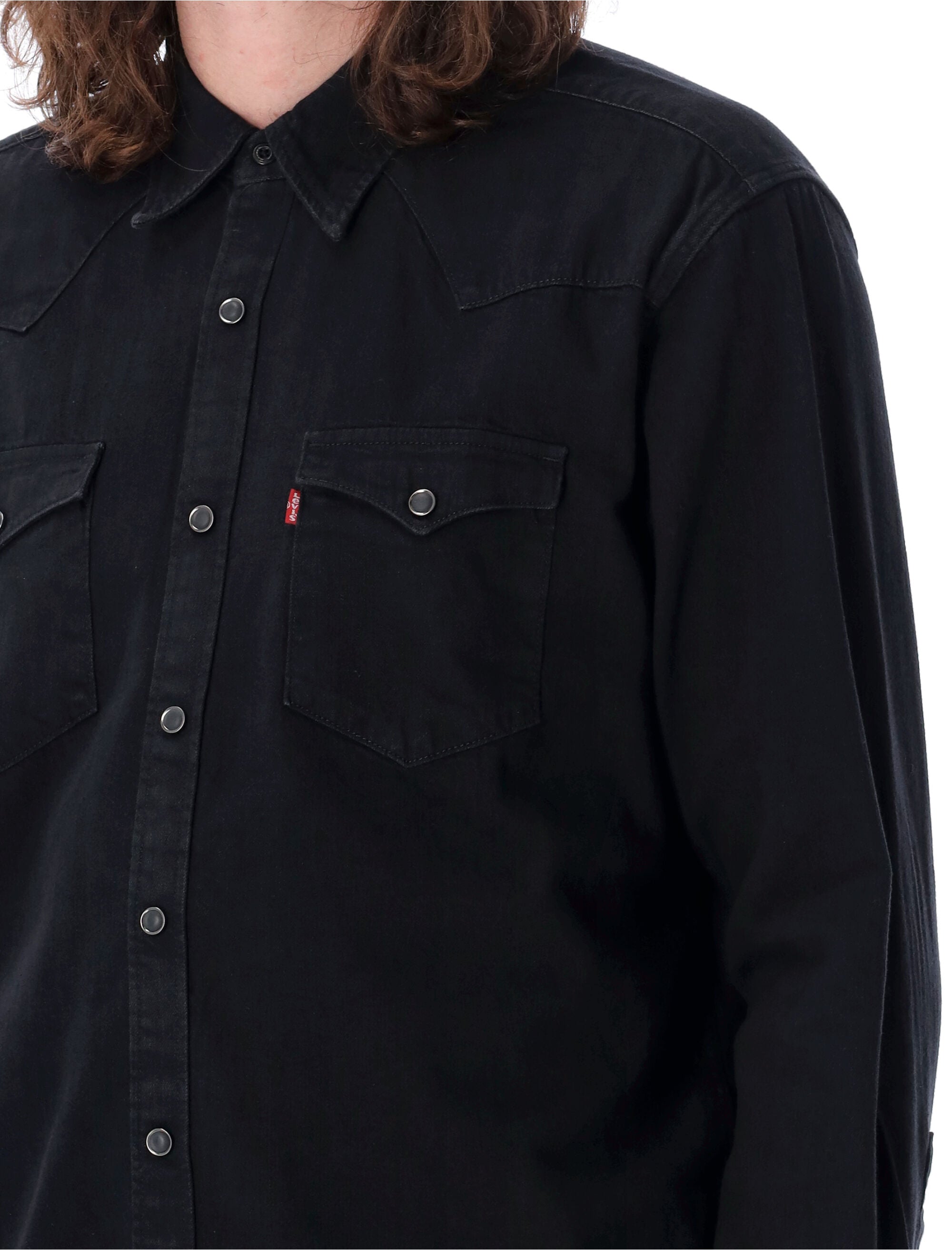 Levis Western denim shirt Black Wash Cotton