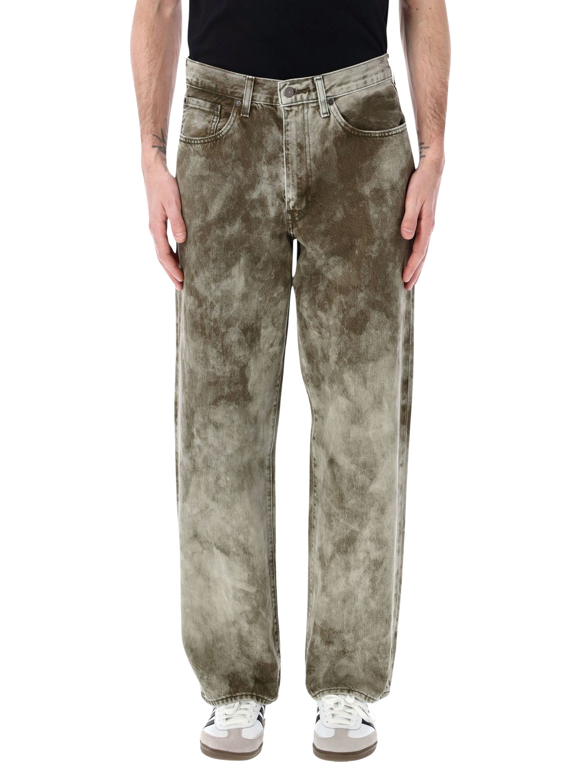 Levis 578 Baggy denim jeans Camo Grey Cotton