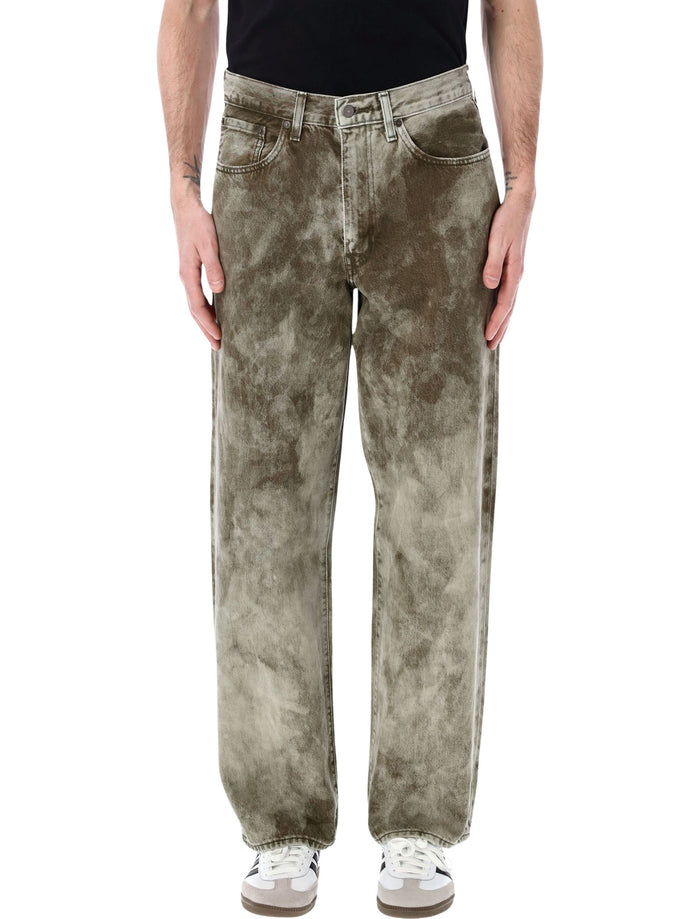 Levis 578 Baggy denim jeans Camo Grey Cotton