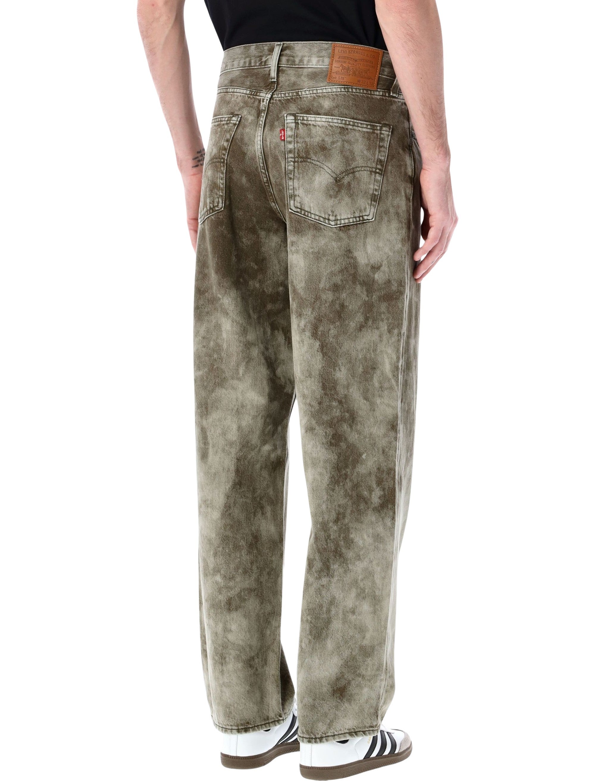 Levis 578 Baggy denim jeans Camo Grey Cotton