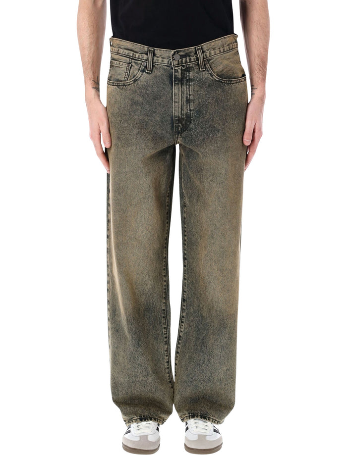 Levis 578 Baggy Denim Jeans Brown Blue Cotton