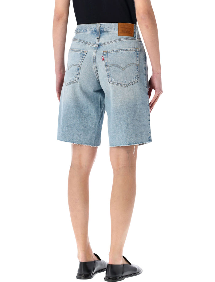 Levis Baggy Dad Jorts Been There Jorkt Light Broken Blue Cotton Short