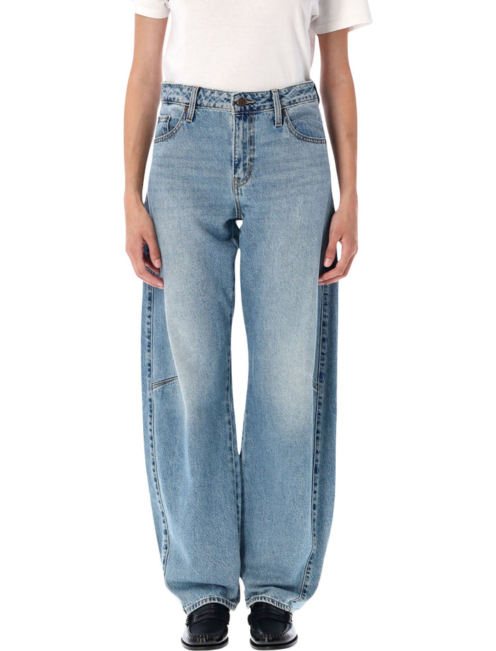 Levis denim Baggy Dad Barrel jeans Easy Days Loght Blue Cotton