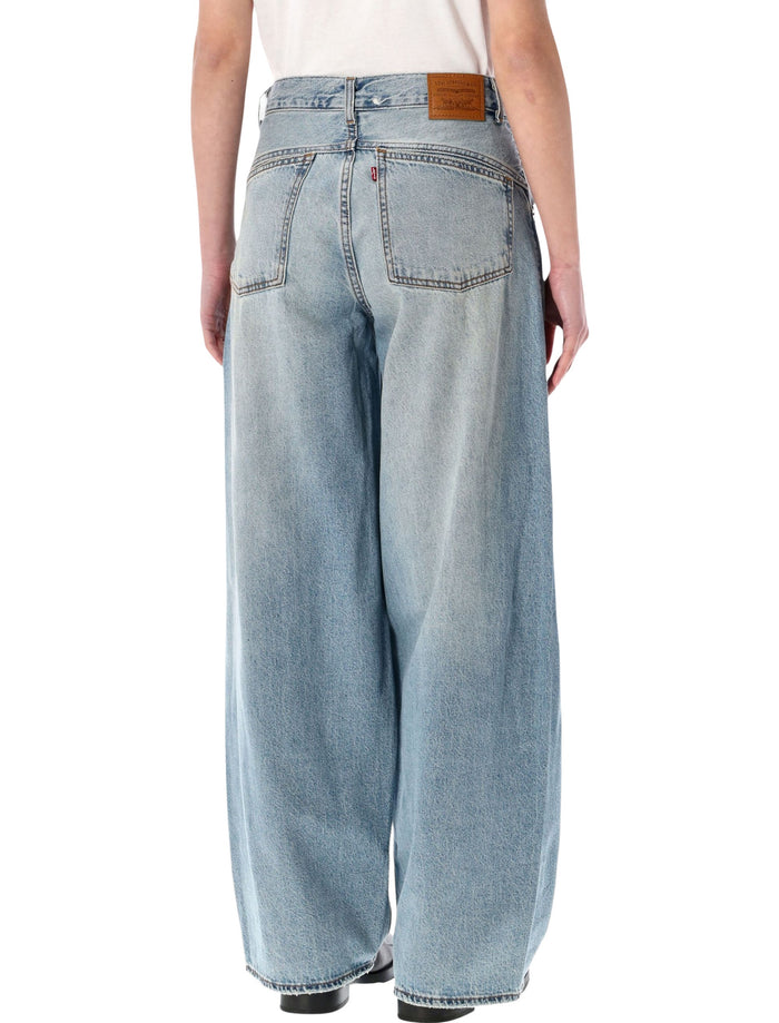 Levis Super Baggy Barrel jeans Off Roading Trucker Dirty Blue Cotton