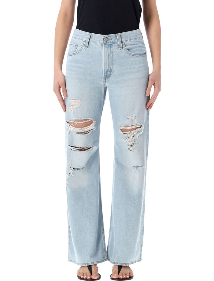 Levis Loose Boot Jeans Do It Again Broken Denim Cotton