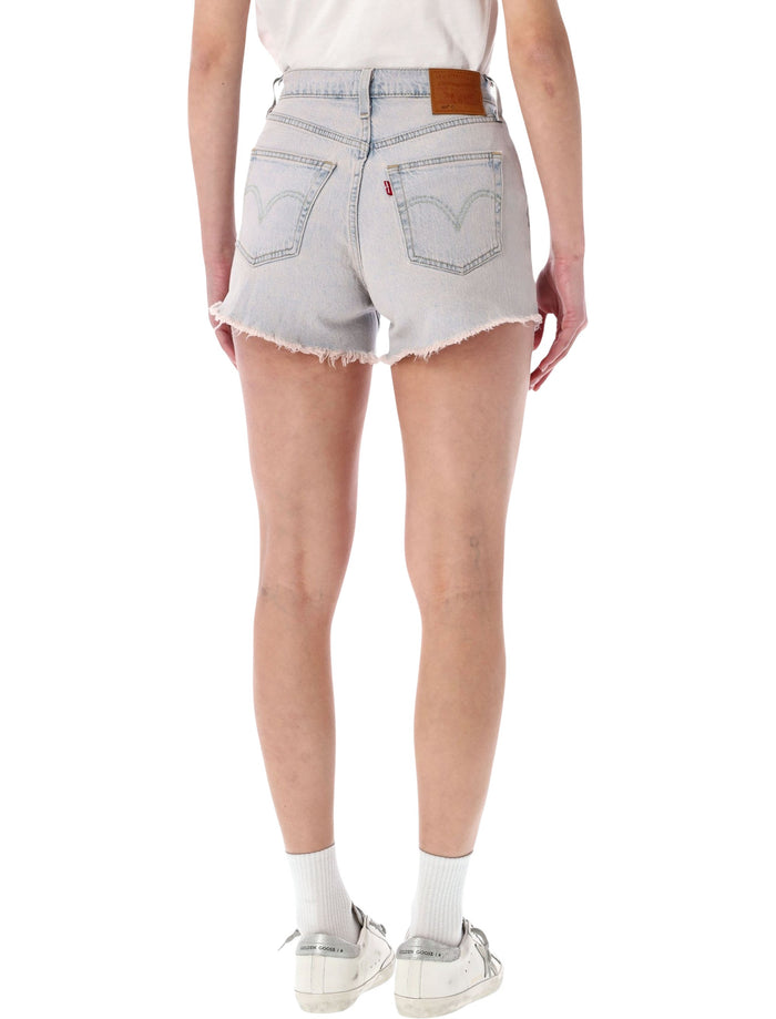Levis 501® Curve denim shorts Rose Up Raw Hem Cotton