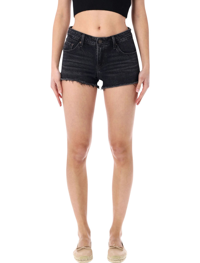 Levis low rise denim shorts Favorable Moment Black Cotton