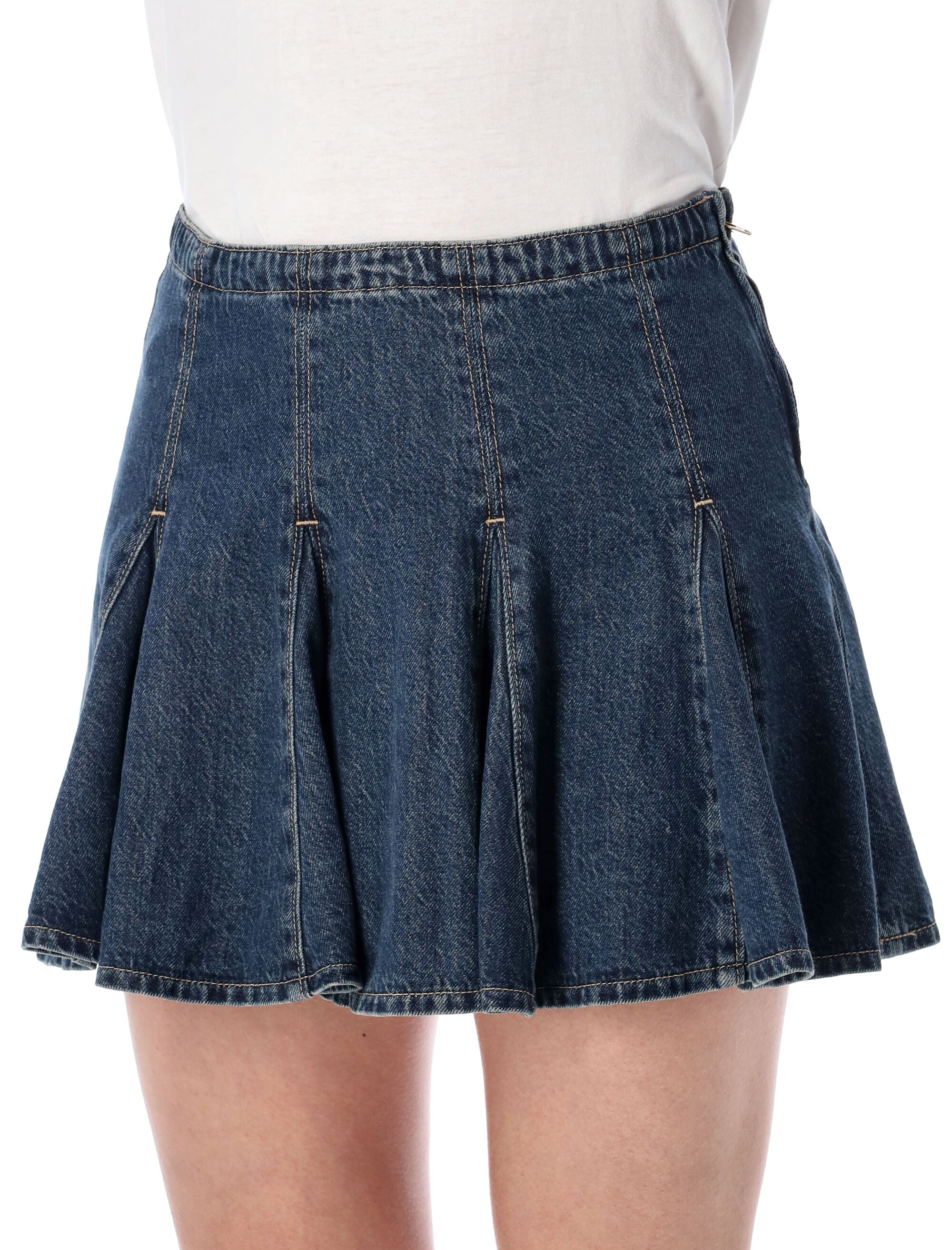 Levis denim mini skirt Fell Off Dark Blue Cotton