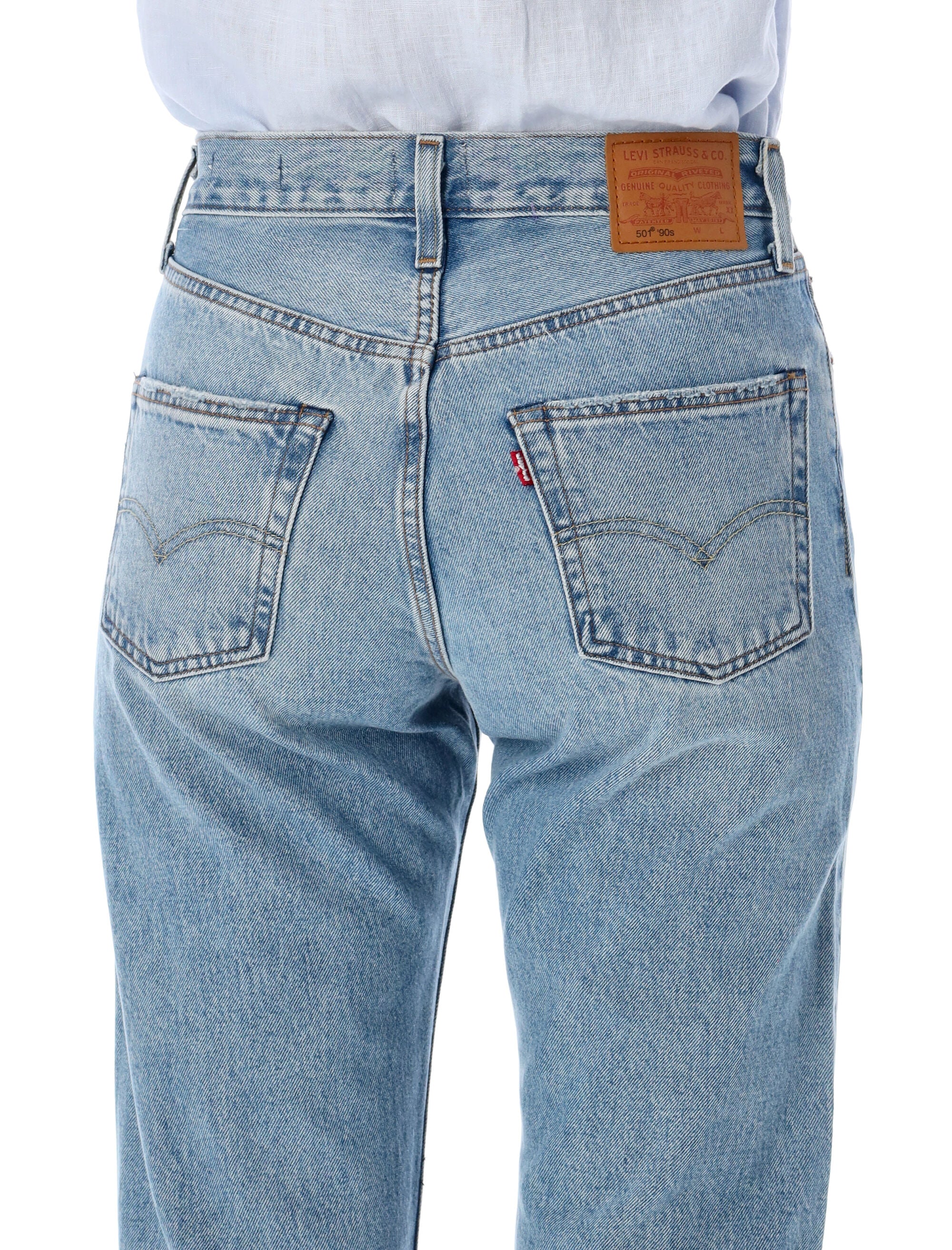 Levis 501® 90s Jeans Hallowed Hour Selvedge Light Blue Cotton