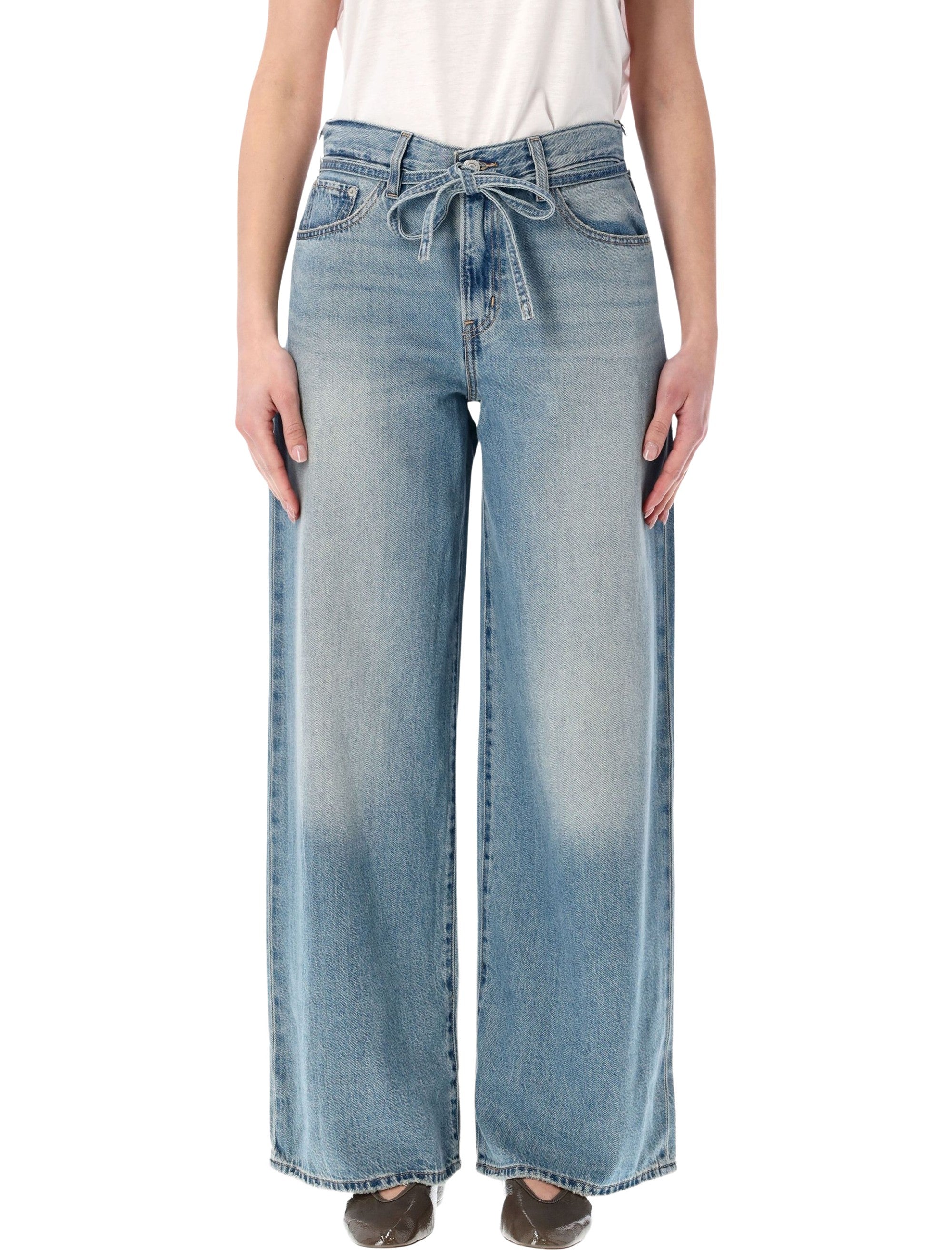 Levis XL Straight jeans Gamble Time Light Blue Cotton