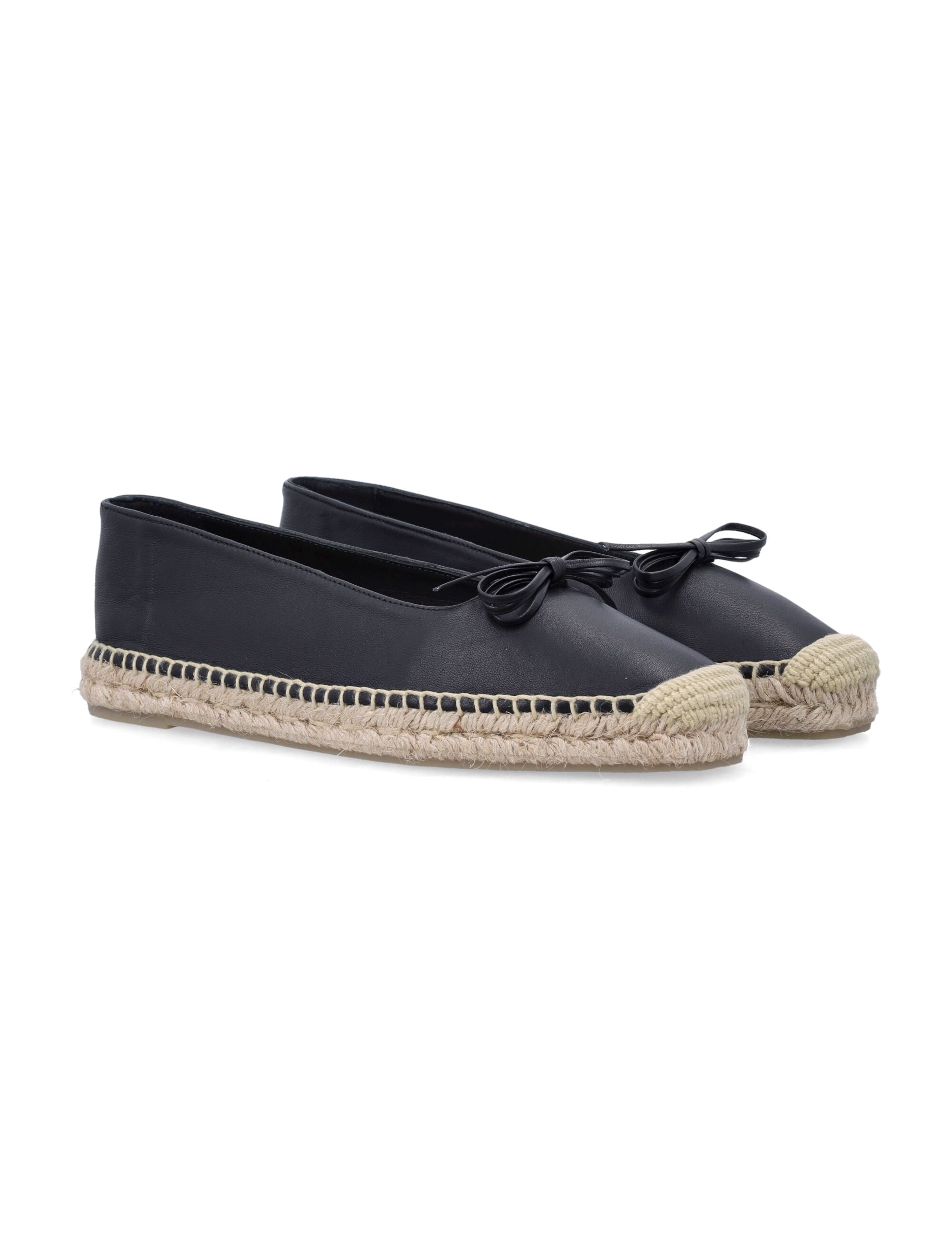 Castañer Espadrillas Pax in nappa leather Black Upper Espadrilles
