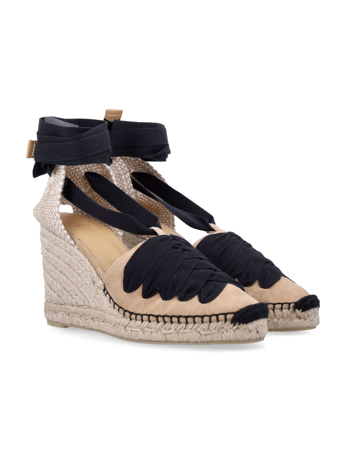Castañer Curtis 8 suede espadrilles Tostado Upper