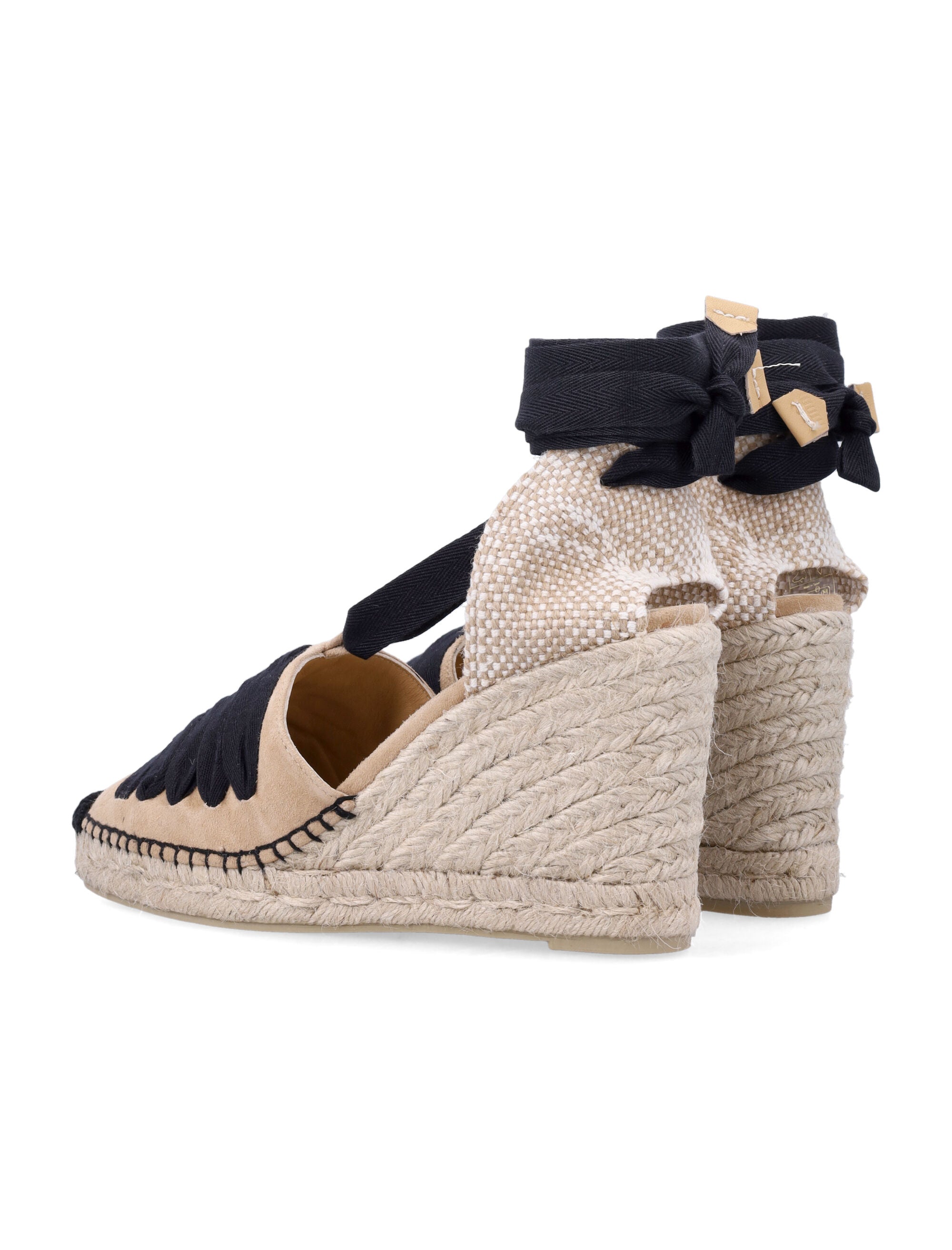 Castañer Curtis 8 suede espadrilles Tostado Upper