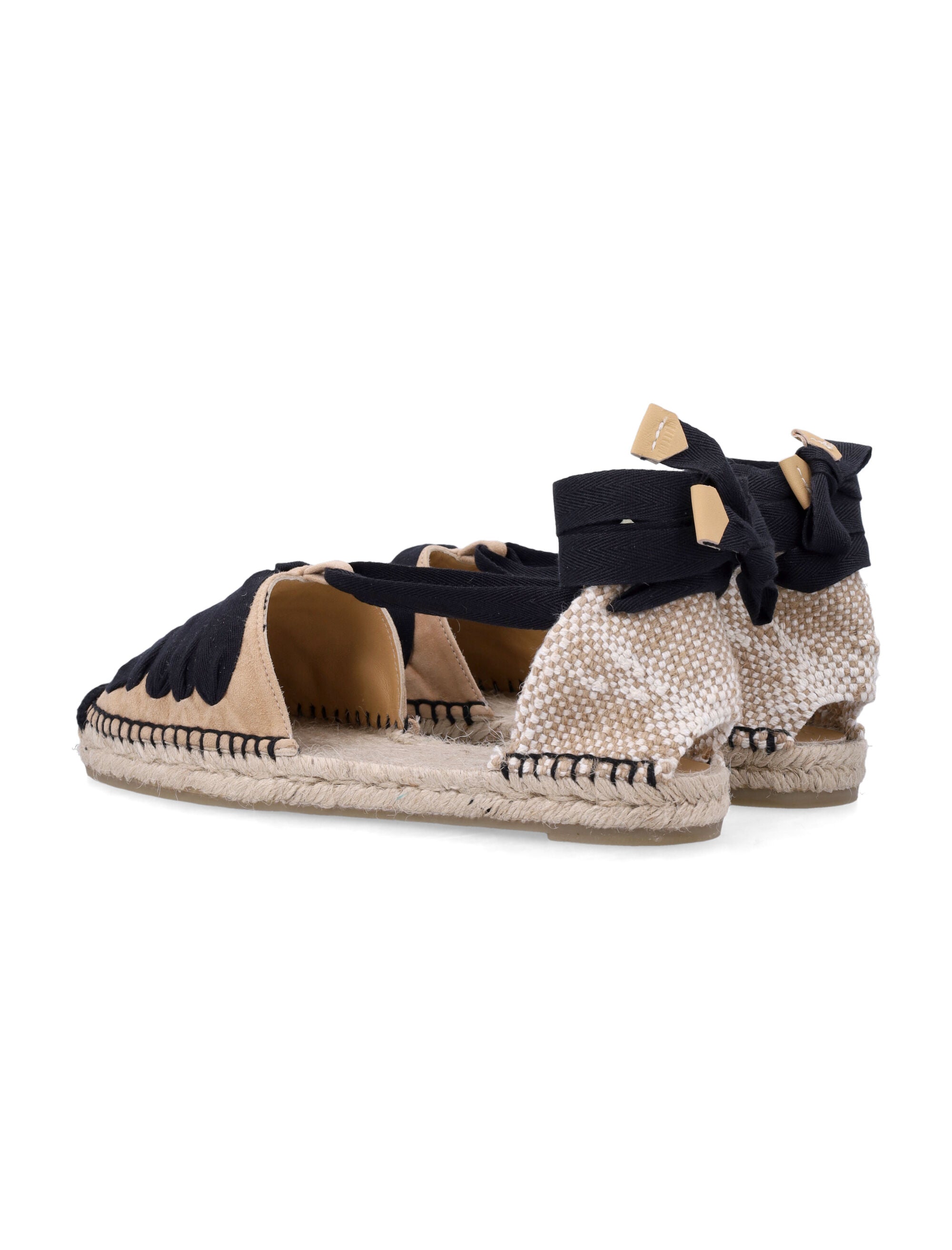 Castañer Kiva suede espadrilles Tostado Upper