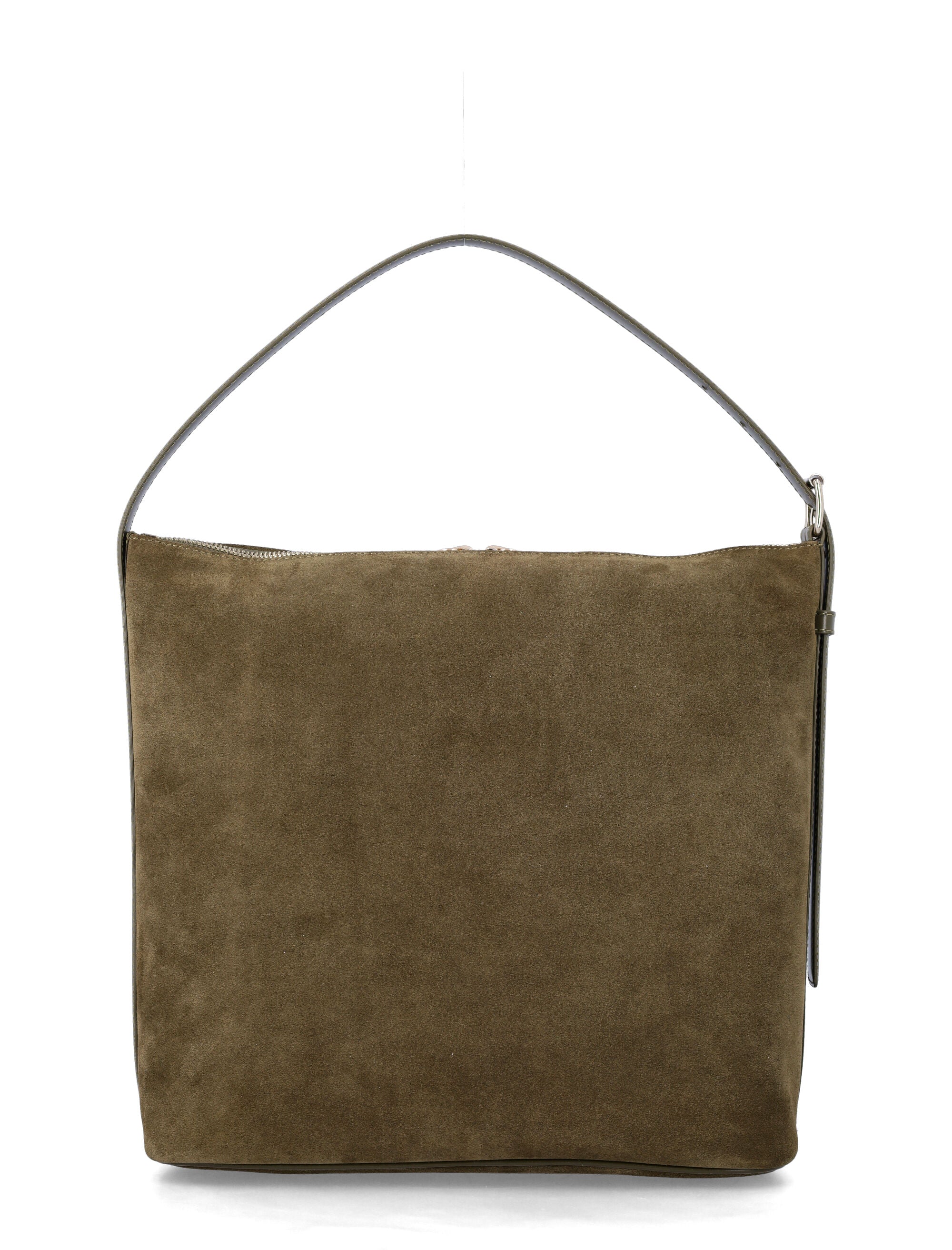 A.P.C. Vera leather bag with adjustable strap Dark Khaki Cow Shoulder