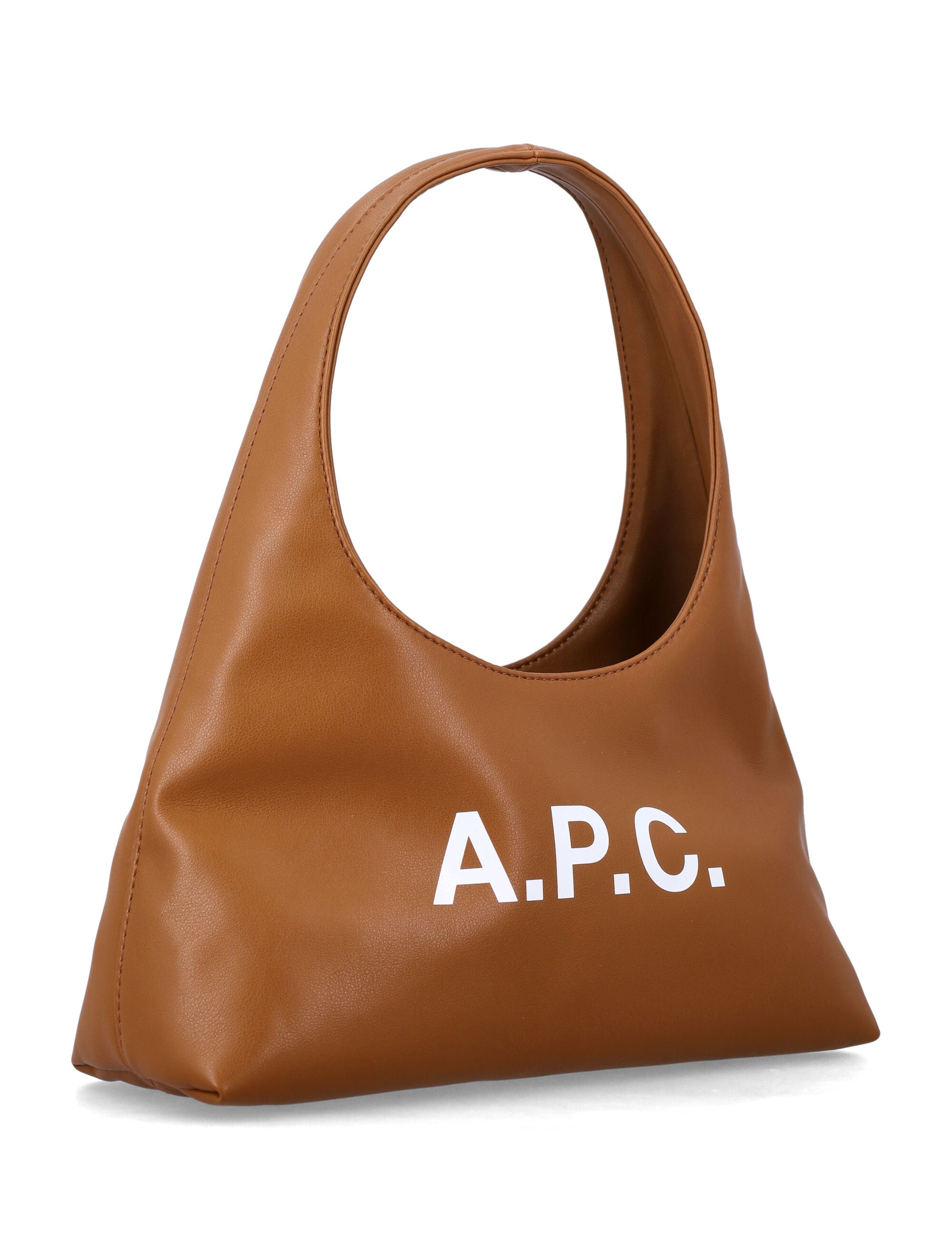 A.P.C. Baby Ninon shoulder bag Camel Polyurethane