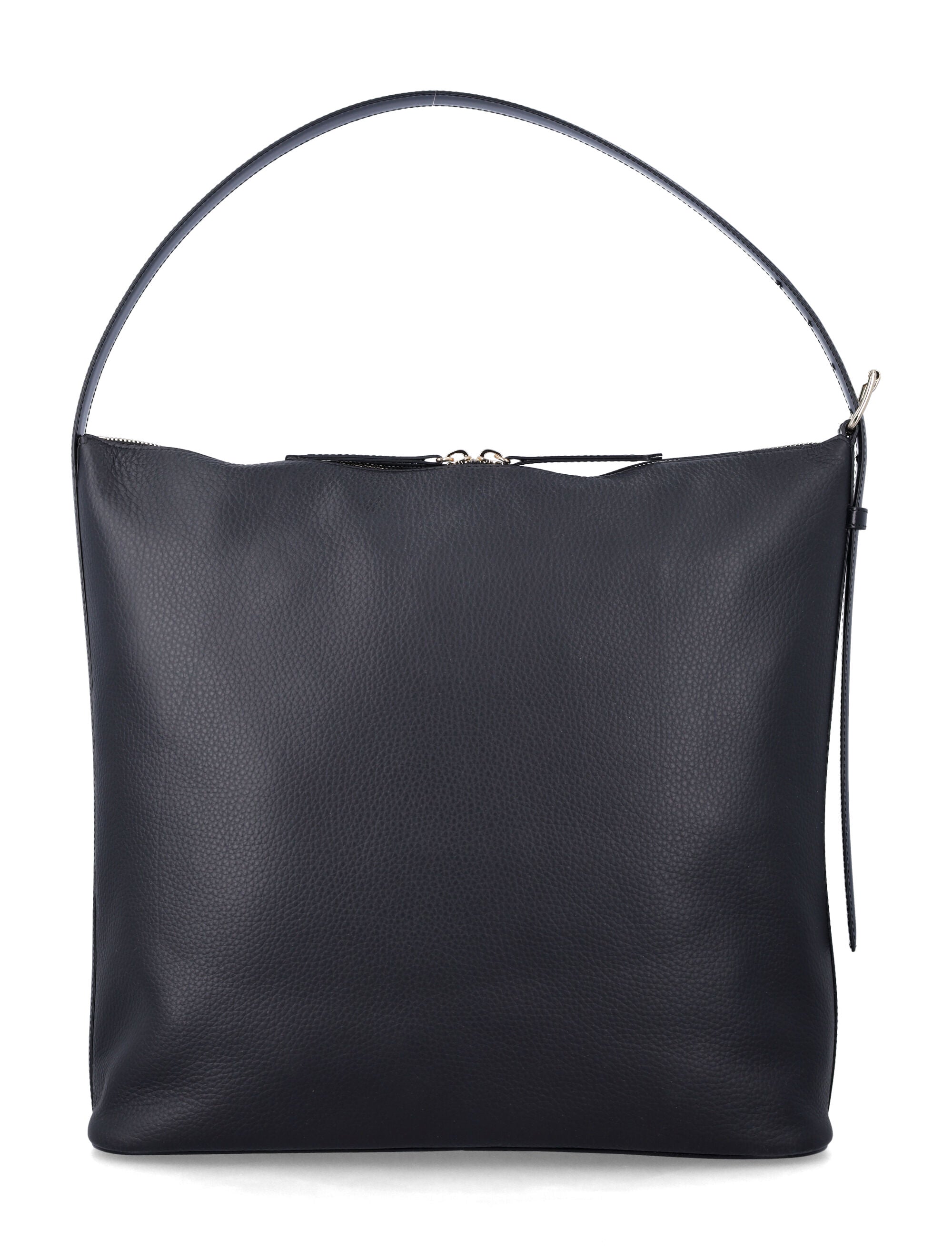 A.P.C. Vera maxi smooth leather bag Black Cow Tote