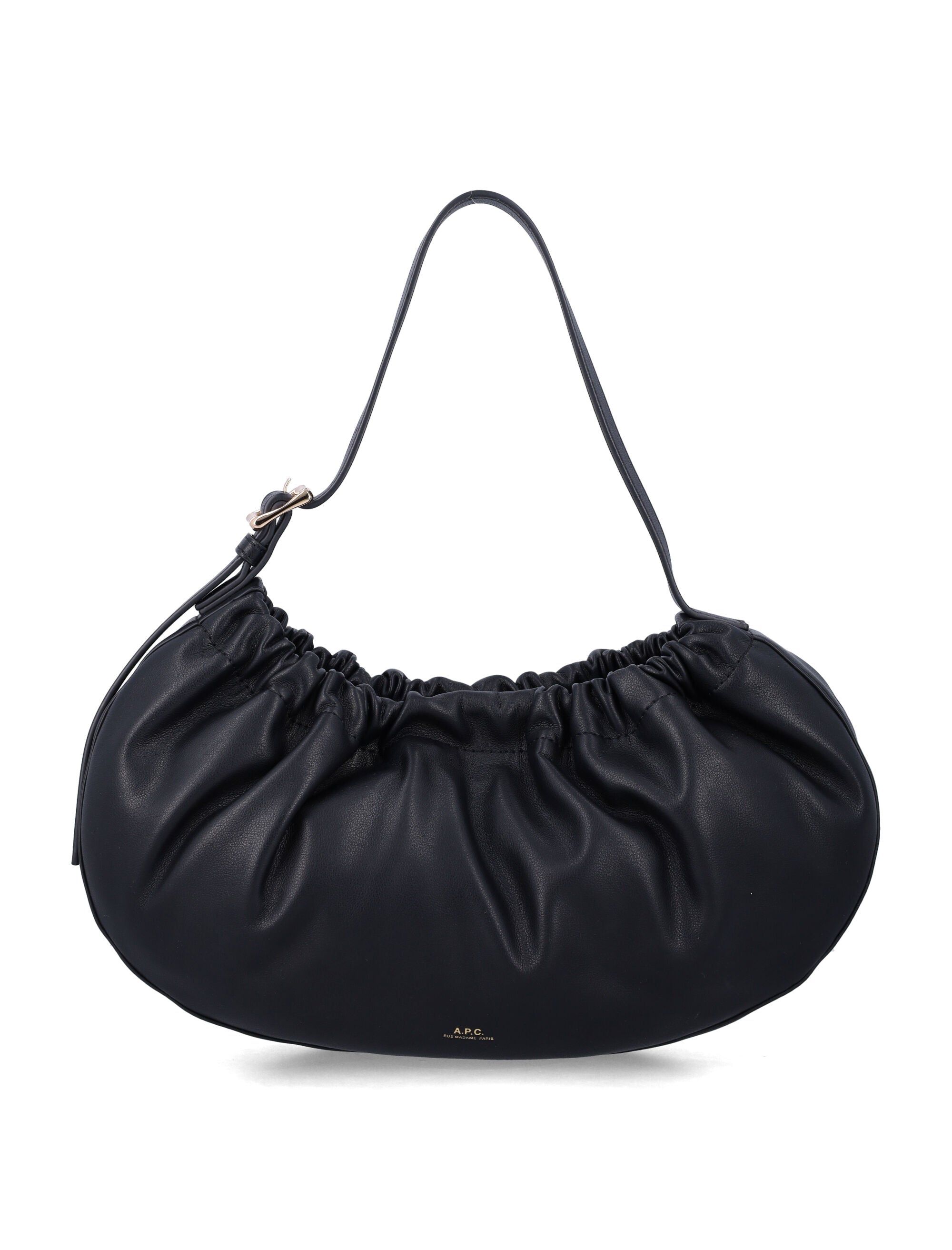 A.P.C. Ninon Hoop bag Black Polyurethane Shoulder