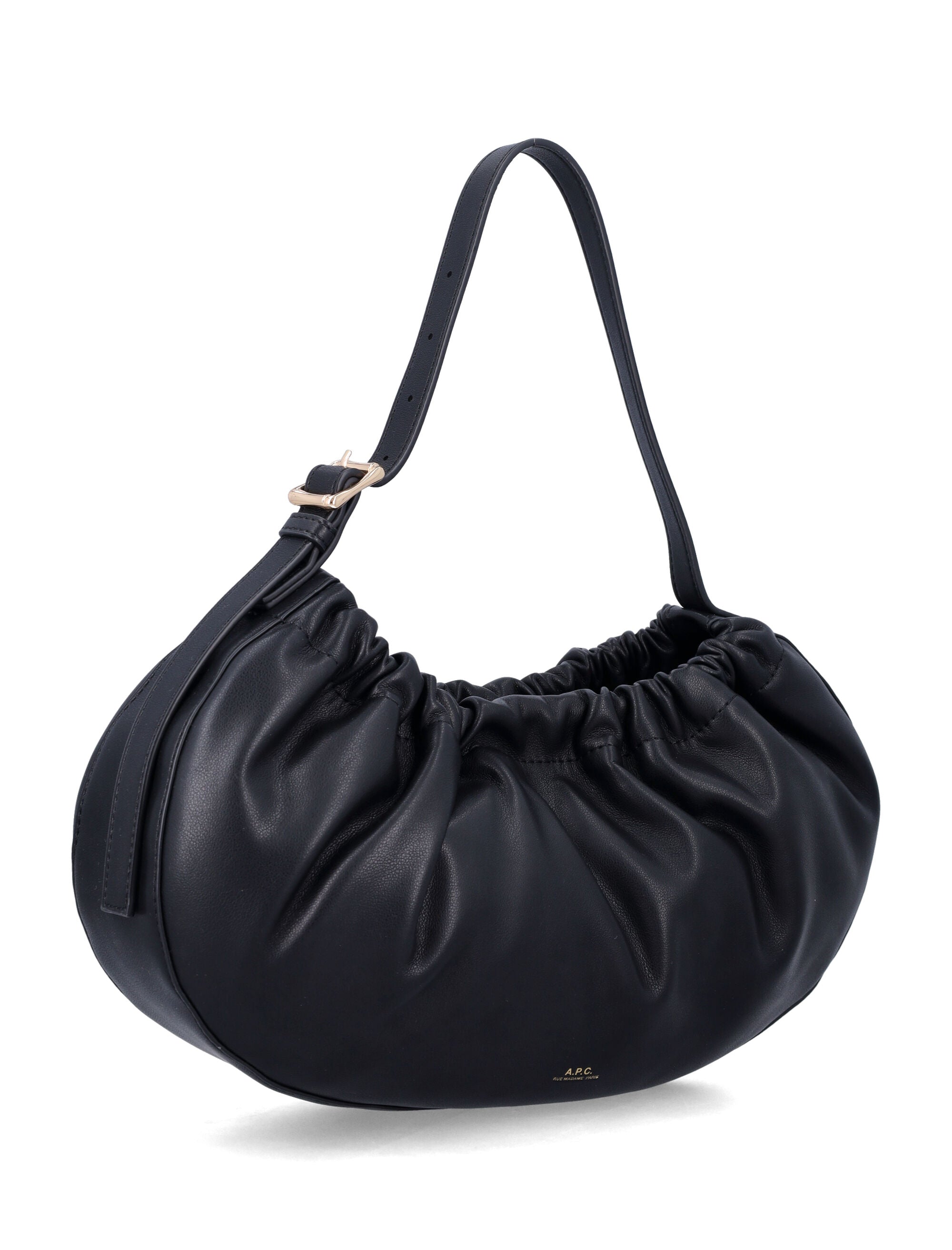 A.P.C. Ninon Hoop bag Black Polyurethane Shoulder