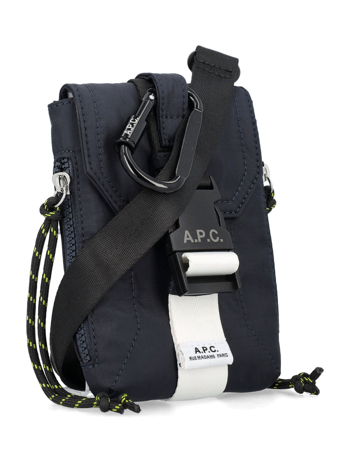 A.P.C. Treck Crossbody pouch Dark Navy Nylon Shoulder Bag