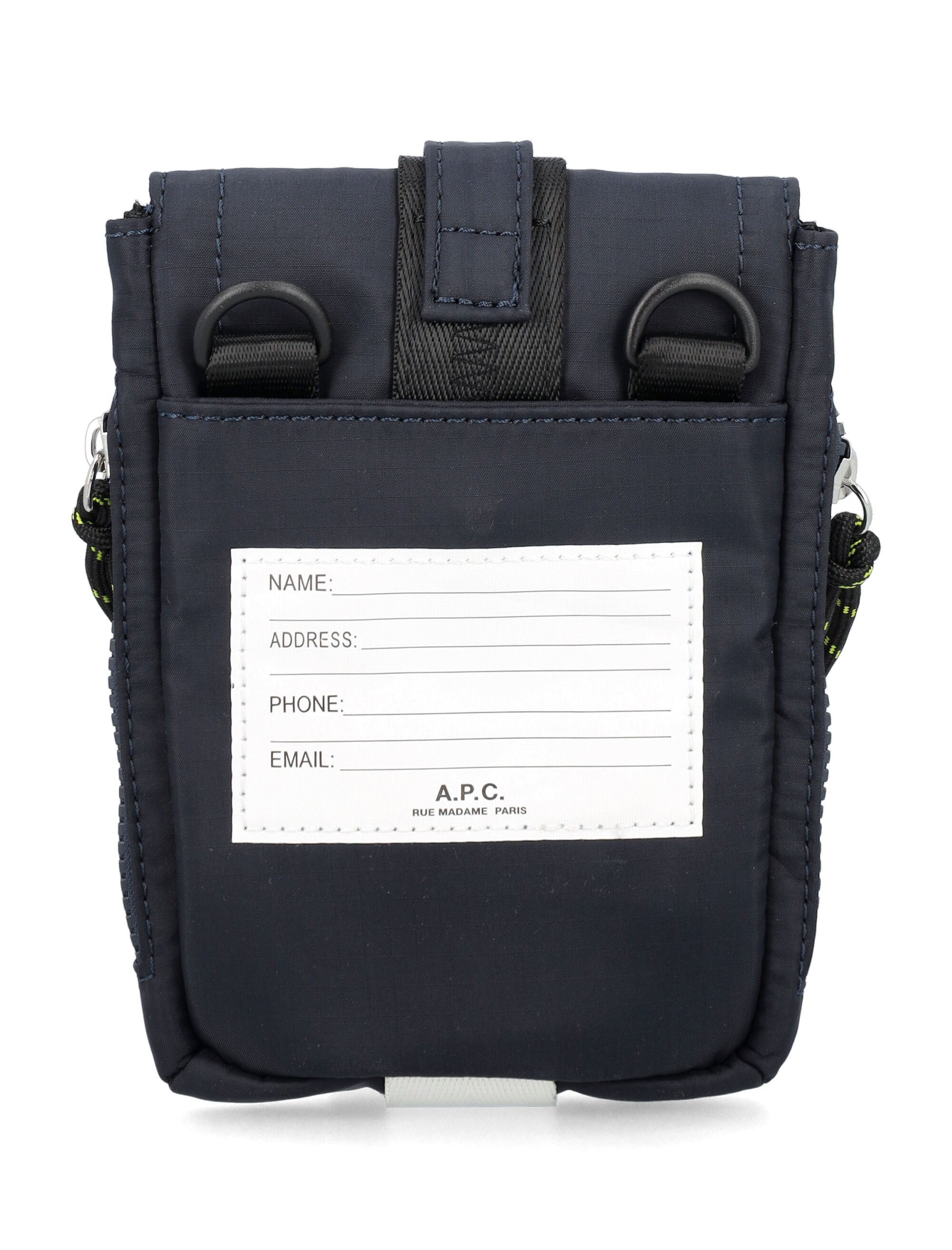 A.P.C. Treck Crossbody pouch Dark Navy Nylon Shoulder Bag