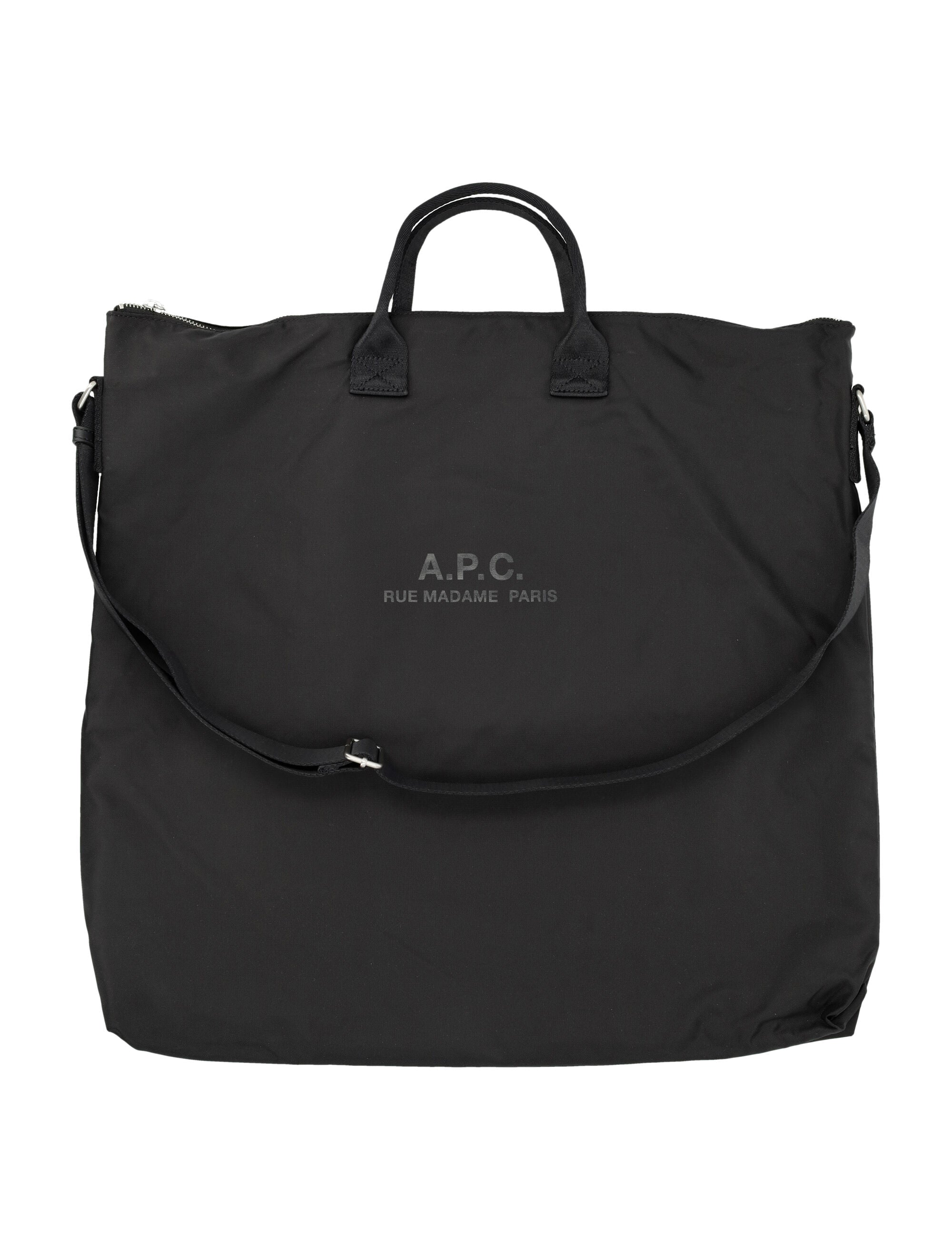 A.P.C. Backstage crossbody bag Black Nylon Shoulder