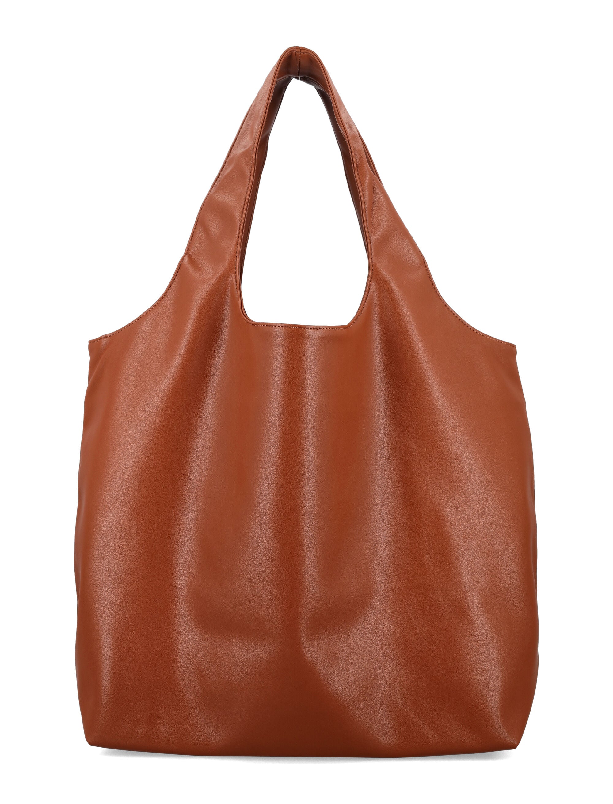 A.P.C. Ninon tote bag with logo Hazelnut Polyurethane