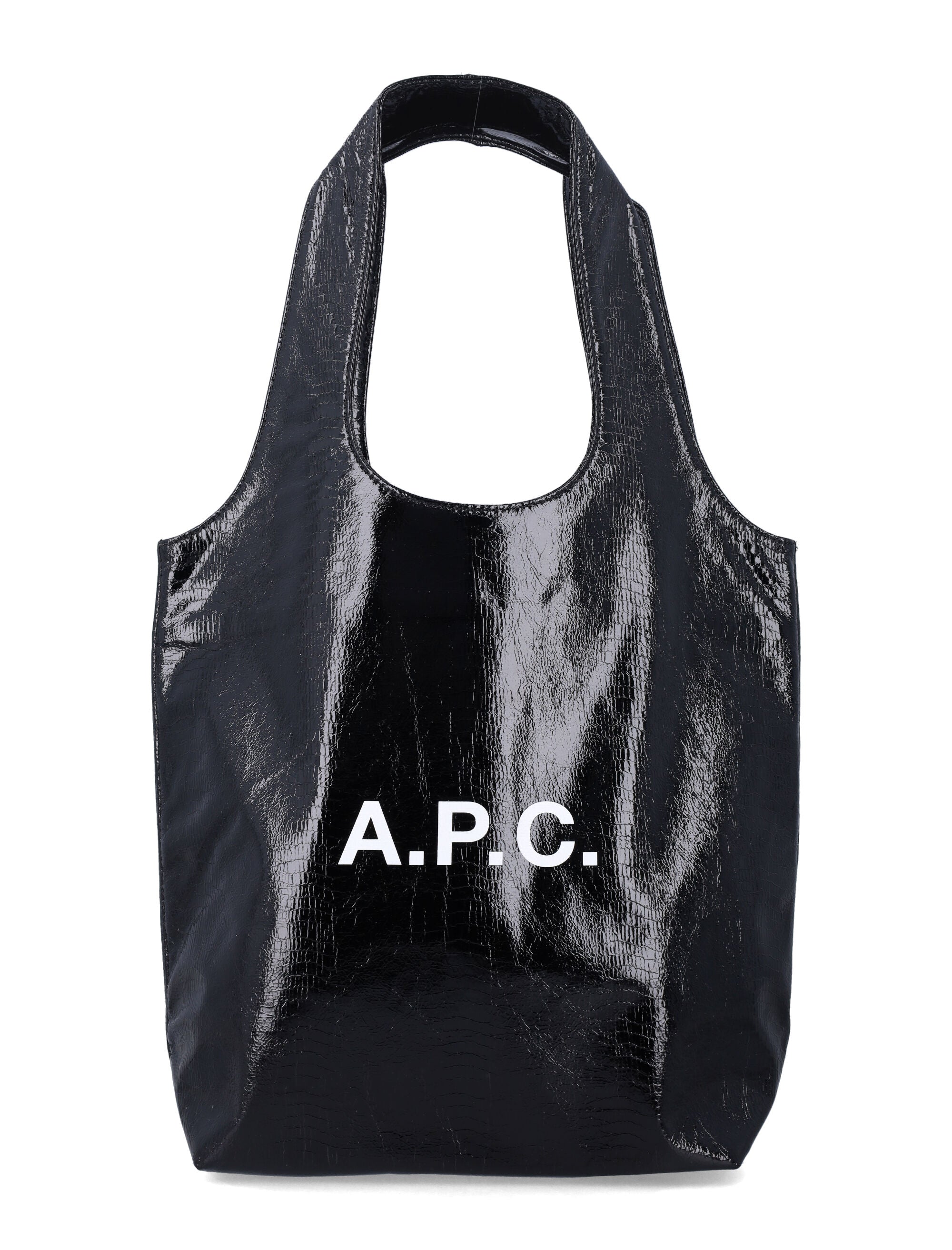 A.P.C. Ninon black small tote Polyurethane