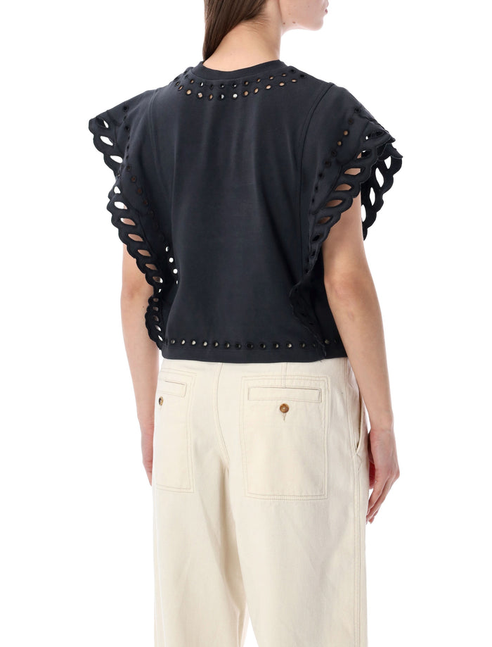 Marant Étoile Odyle cotton T-shirt Black