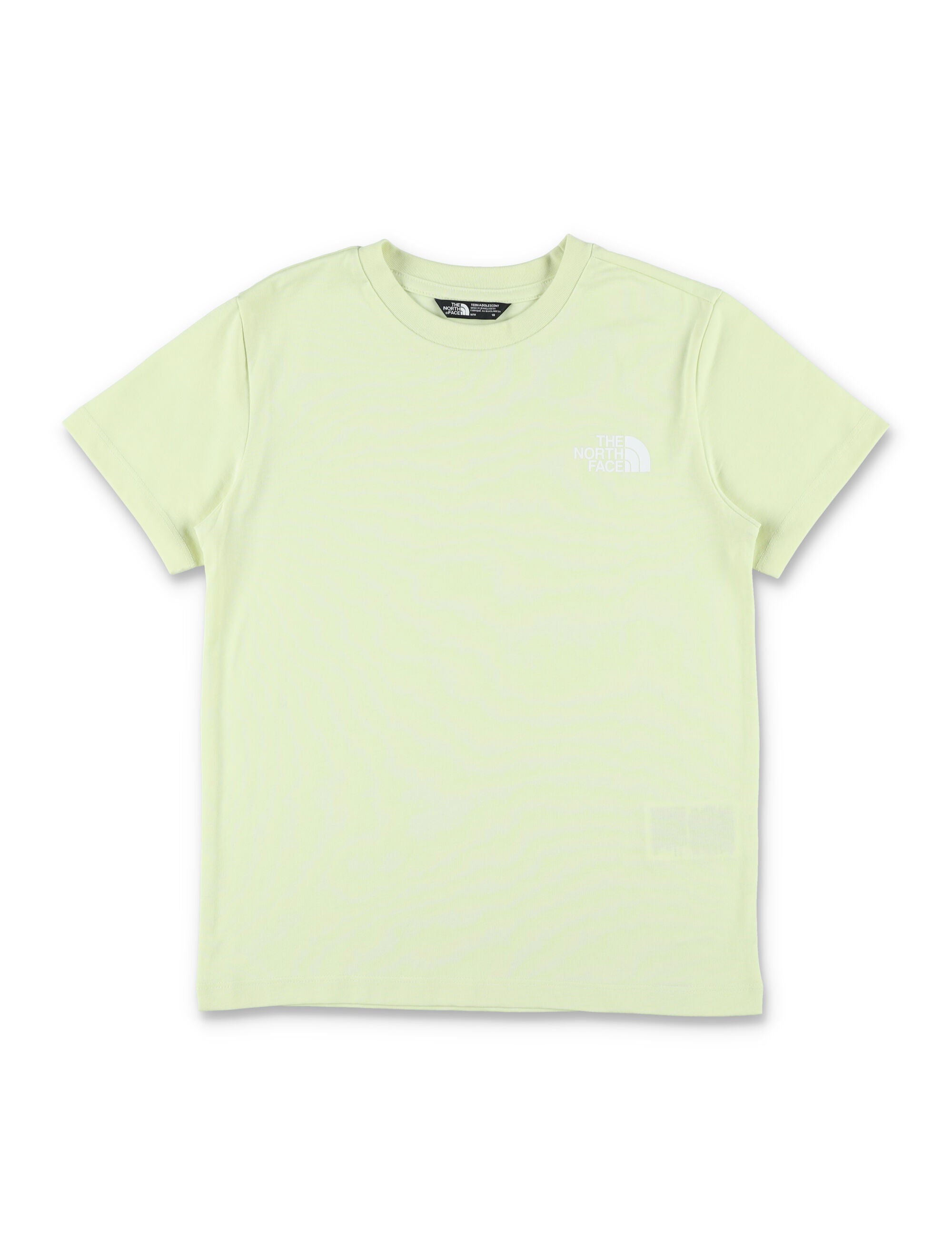 North Face Simple Dome t-shirt for kids Lime Cotton Tshirt