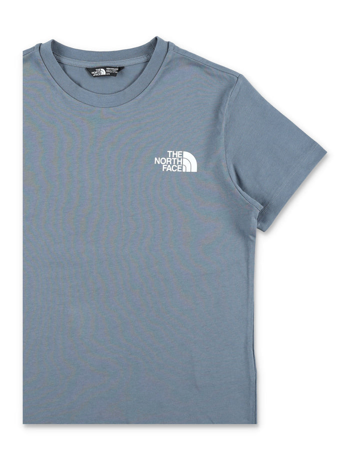 The North Face Box NSE Kids cotton T-shirt Grey