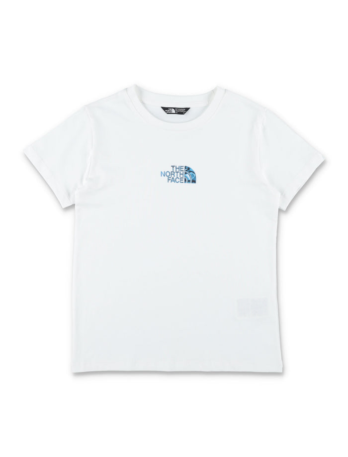 The North Face kids Liquid logo T-shirt White Cotton