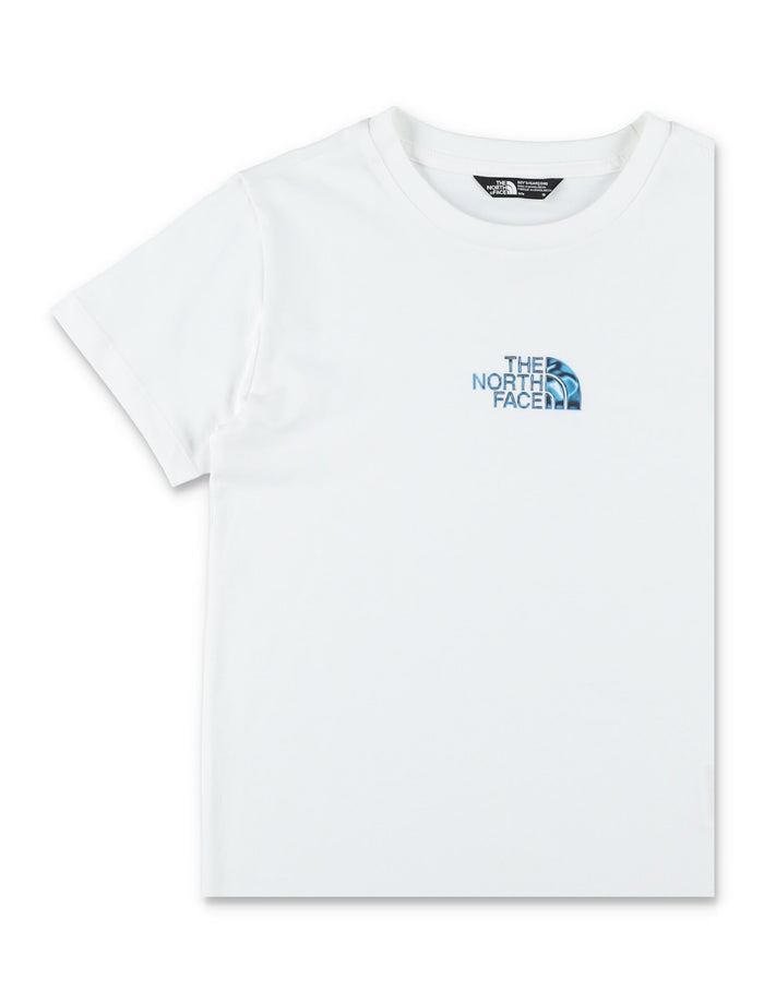 The North Face kids Liquid logo T-shirt White Cotton
