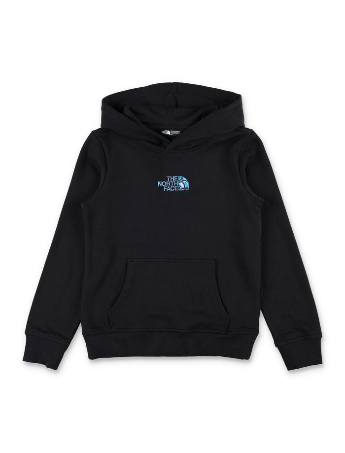 The North Face kids Liquid logo hoodie Black Cotton Sweatshirt