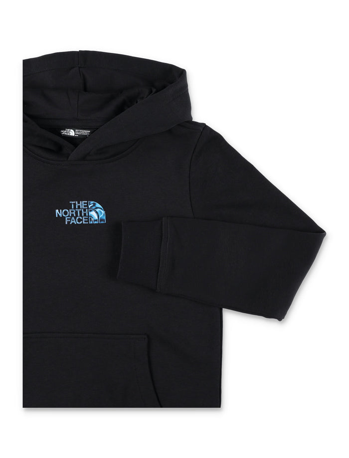 The North Face kids Liquid logo hoodie Black Cotton Sweatshirt