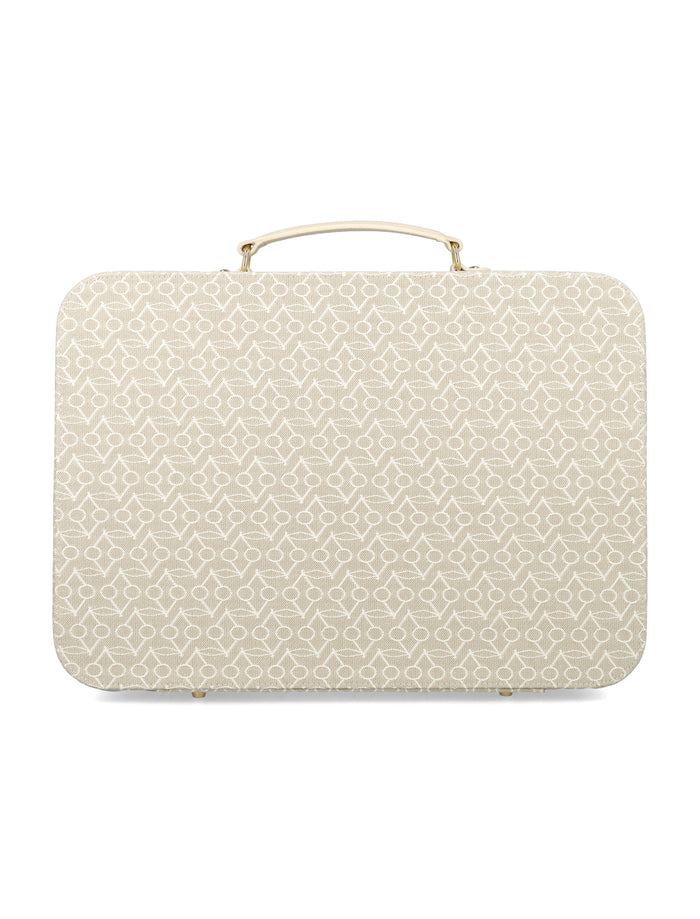 Bonpoint Devote Large Cotton Case Beige Luggage