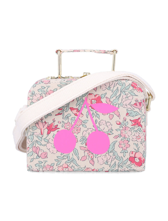 Bonpoint Jadore Cherry suitcase bag Fl Framboise Cotton Shoulder