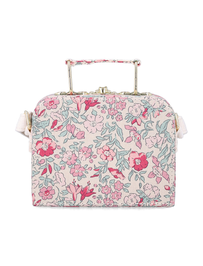 Bonpoint Jadore Cherry suitcase bag Fl Framboise Cotton Shoulder
