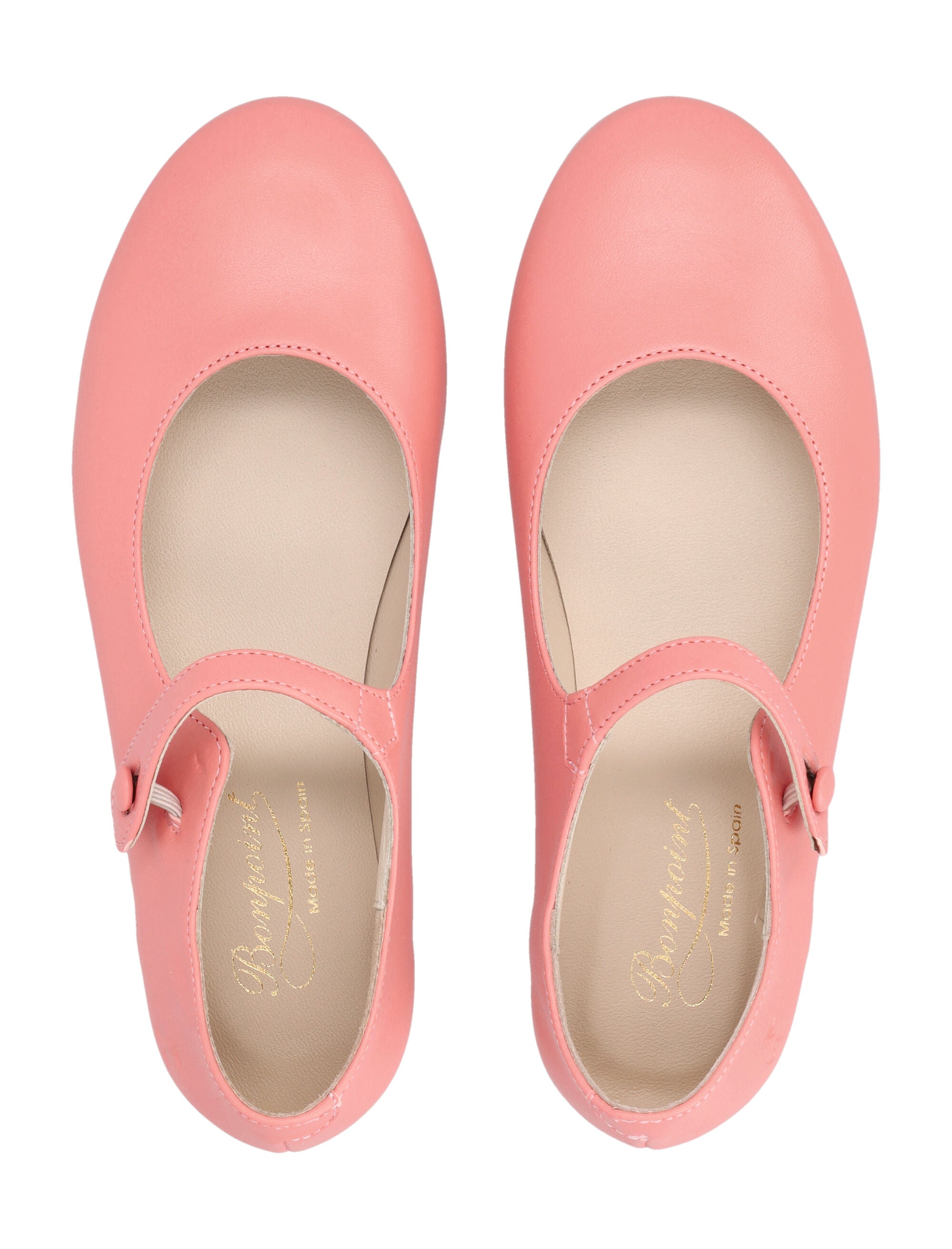 Bonpoint Ella coral leather ballerinas Flat Shoes