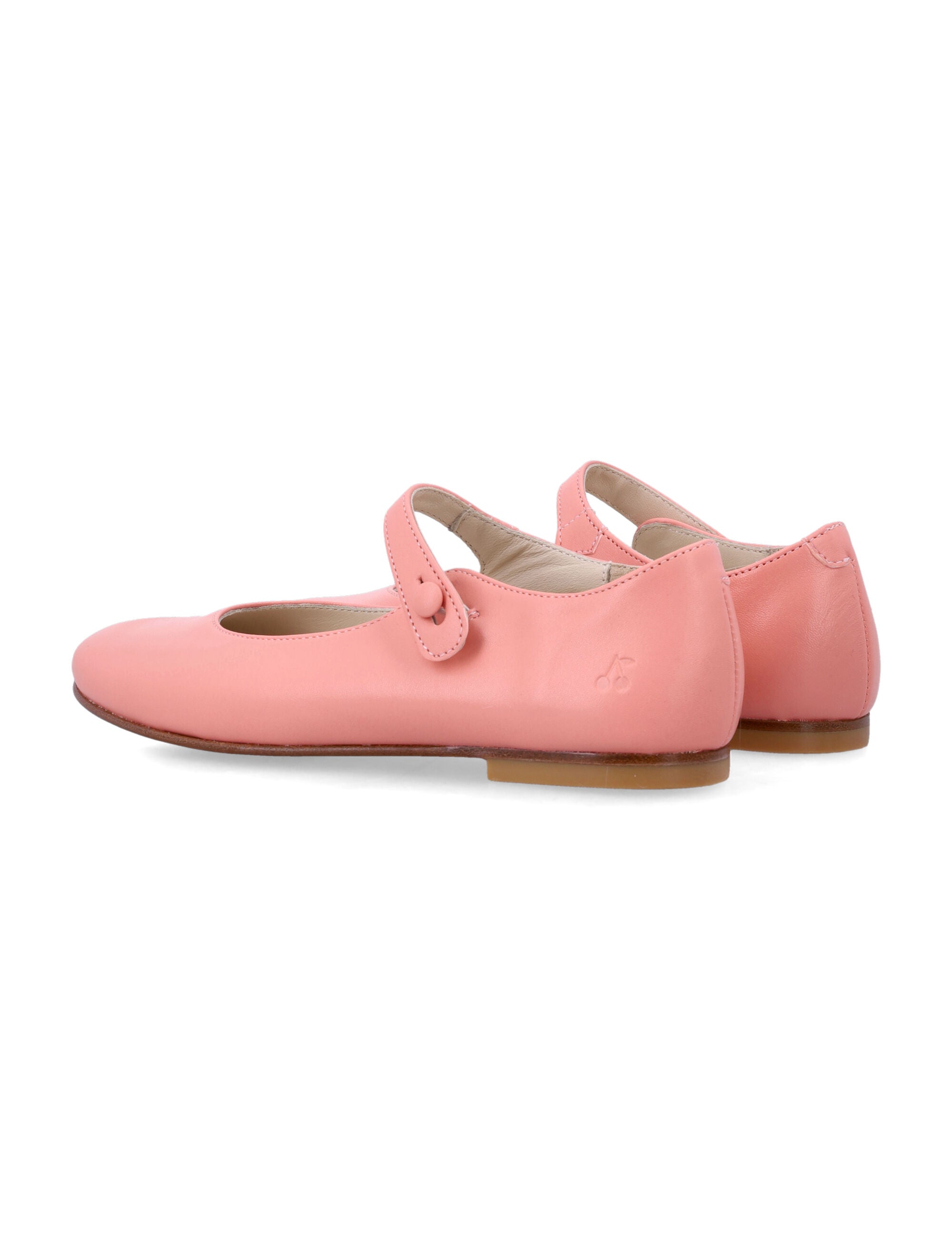 Bonpoint Ella coral leather ballerinas Flat Shoes