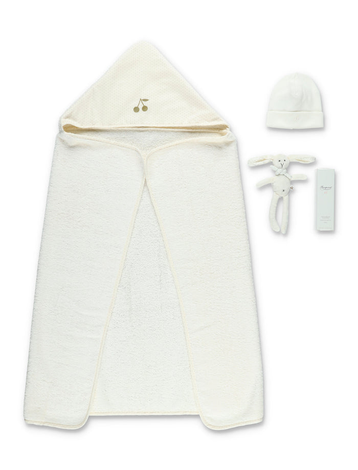 Bonpoint Baby bath gift set Milk White Cotton
