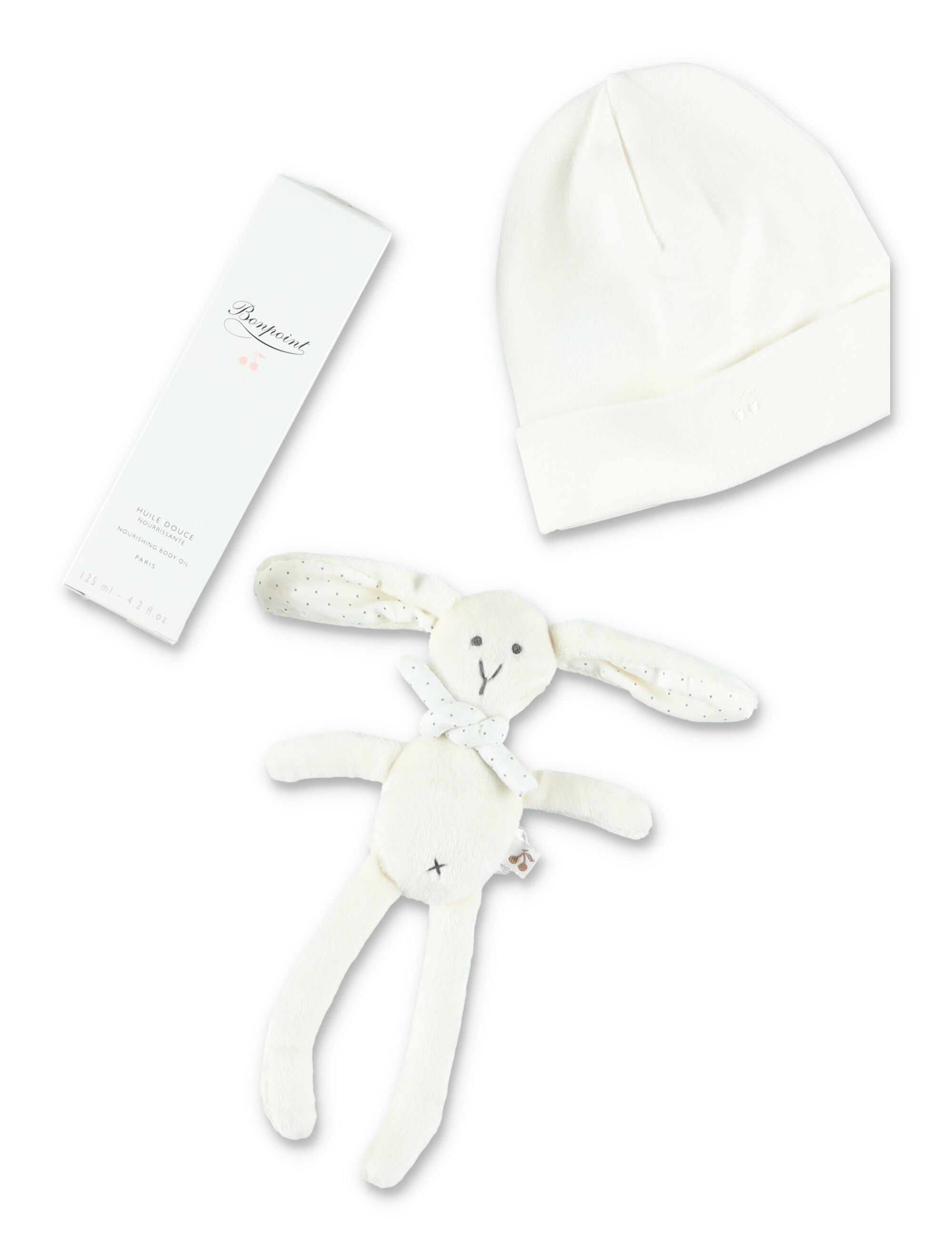 Bonpoint Baby bath gift set Milk White Cotton