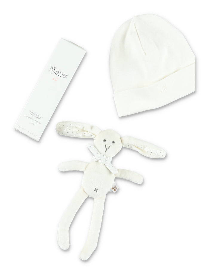 Bonpoint Baby bath gift set Milk White Cotton
