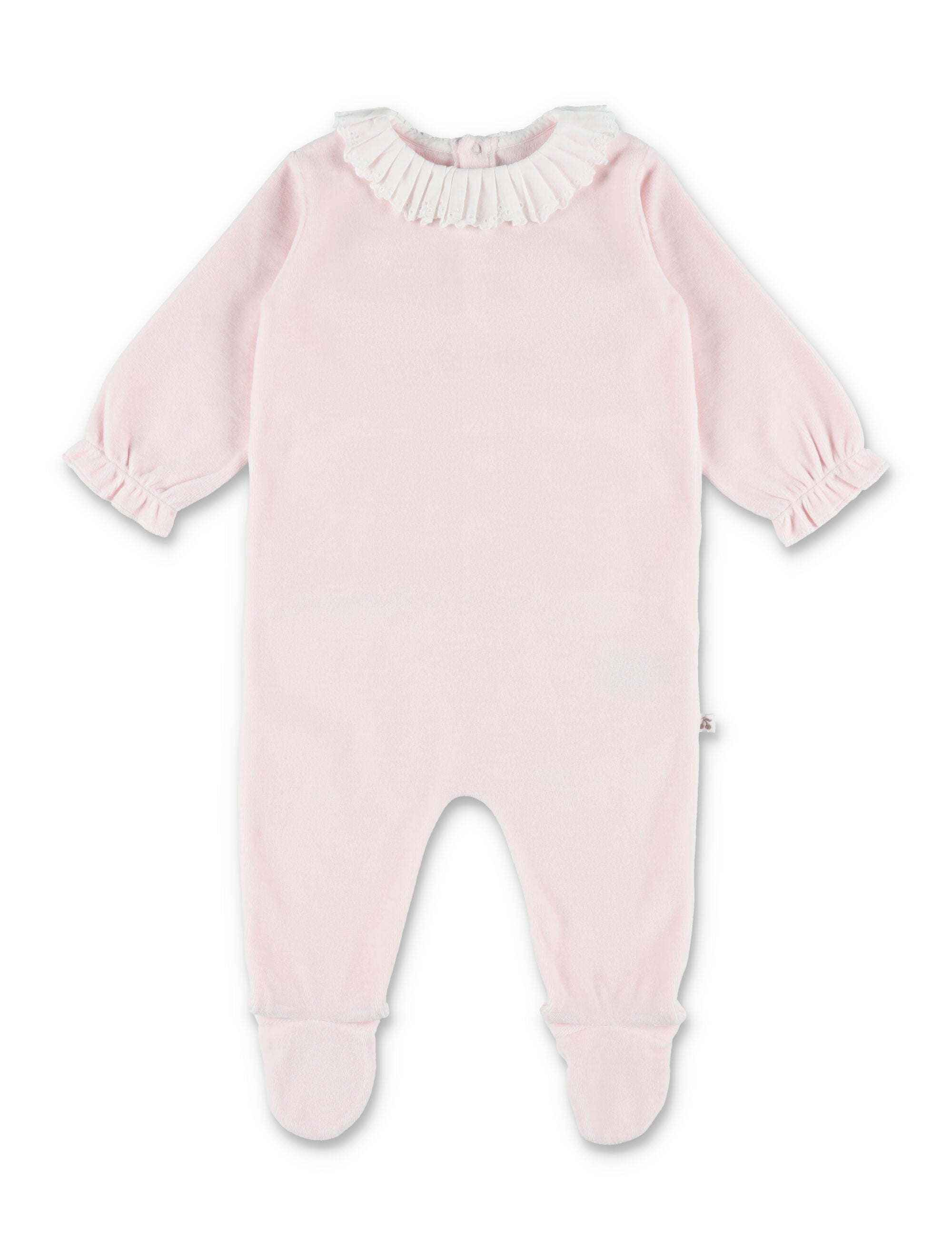 Bonpoint Héritière terry pajamas Pale Pink Organic Cotton Jumpsuit