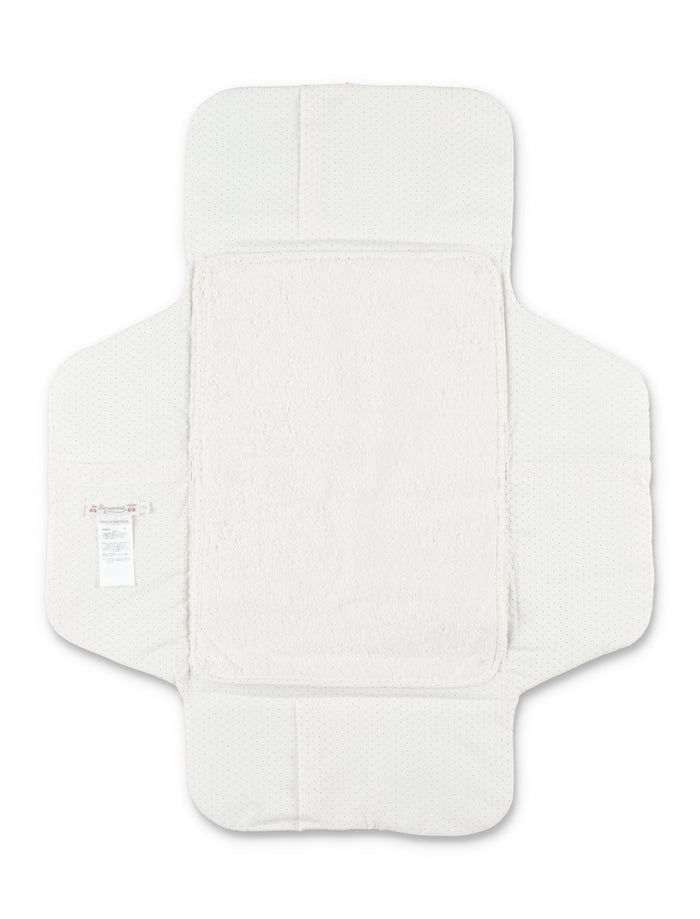 Bonpoint cotton changing pouch Milk White Blanket