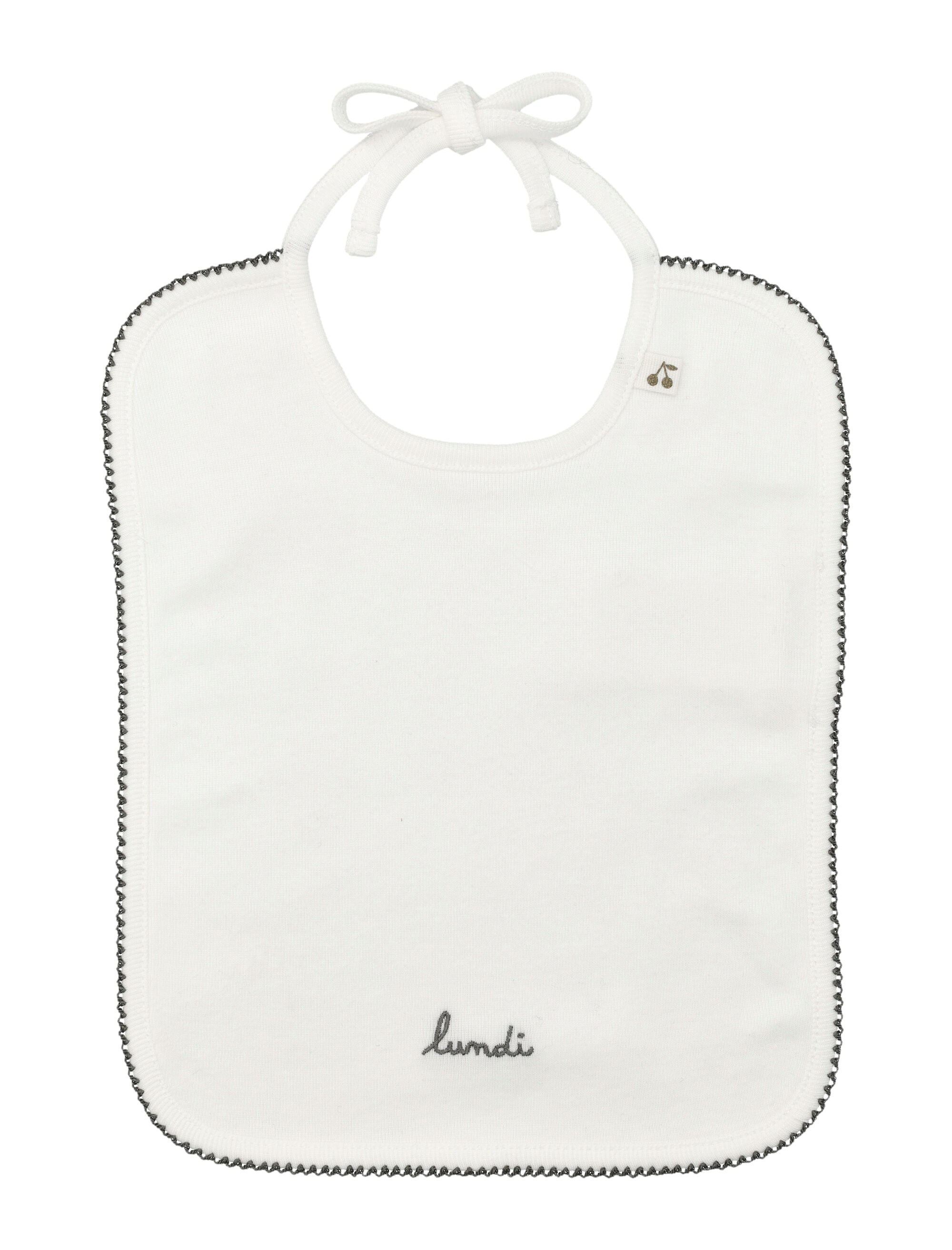 Bonpoint Days of the Week bib set White Cotton