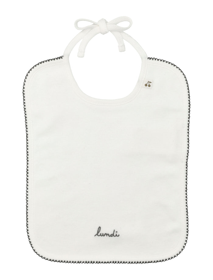 Bonpoint Days of the Week bib set White Cotton